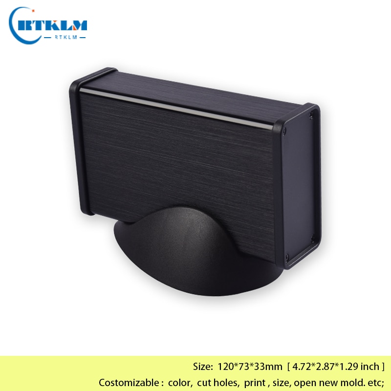 Aluminium project box aluminium enclosure junction box DIY amplifier enclosure power supply instrument case 120*73*33mm