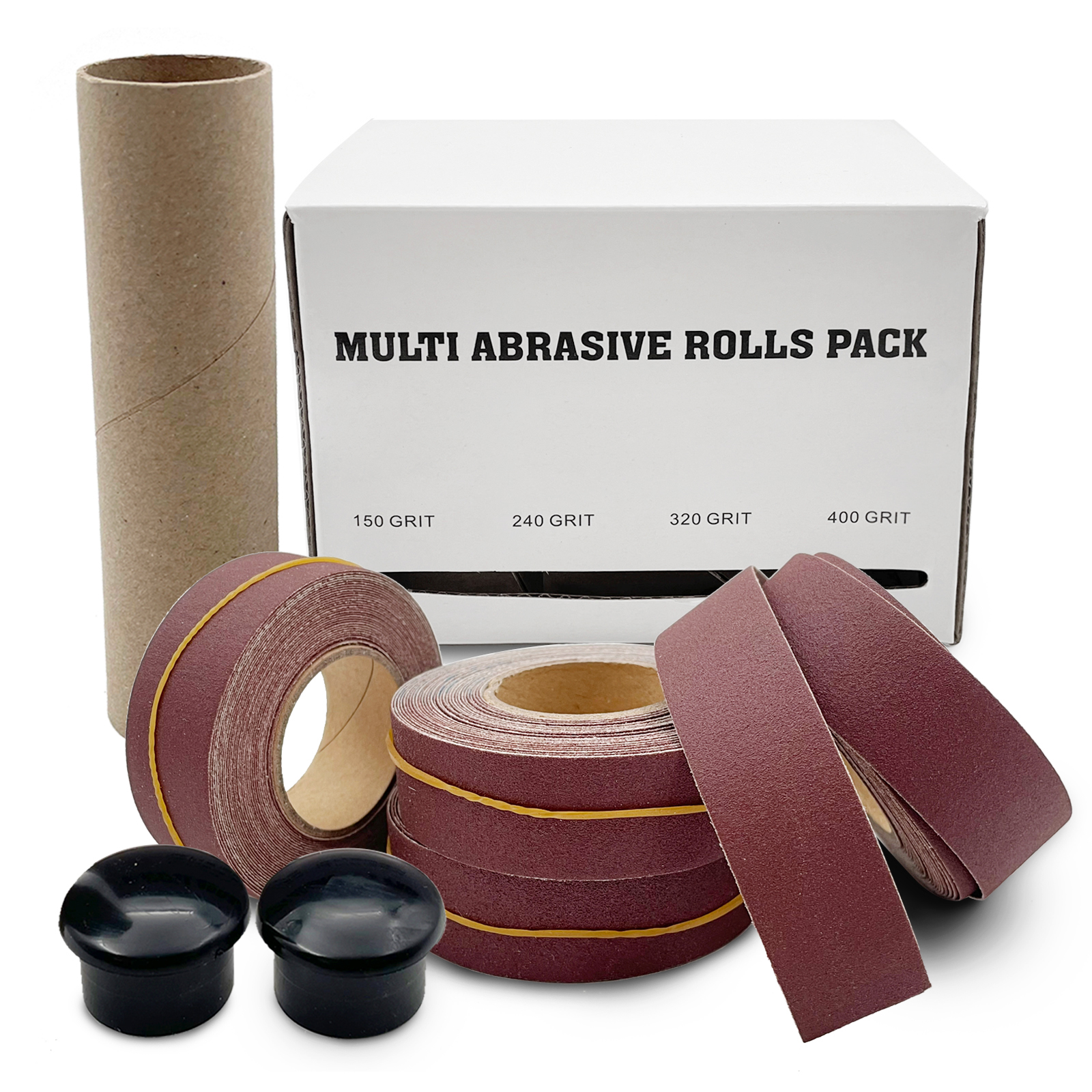 4/5/6 Roll Grits Schuurpapier Droog Slijpen Emery Schuurband Tekenbaar Schuurpapier Pack met Dispenser Doek