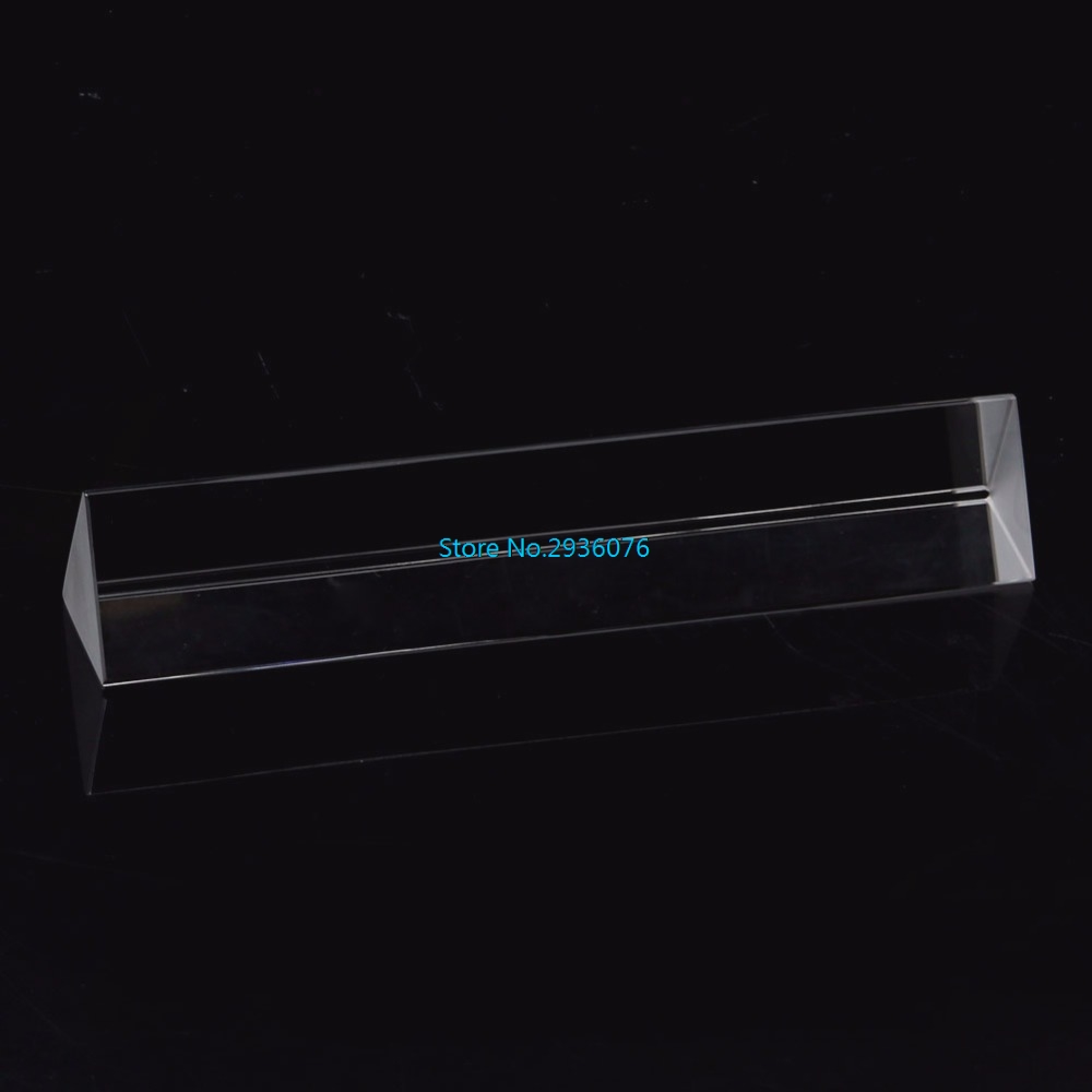 Optical Glass Triple Triangular Prism Physics Teaching Light Spectrum Support MAR31_25