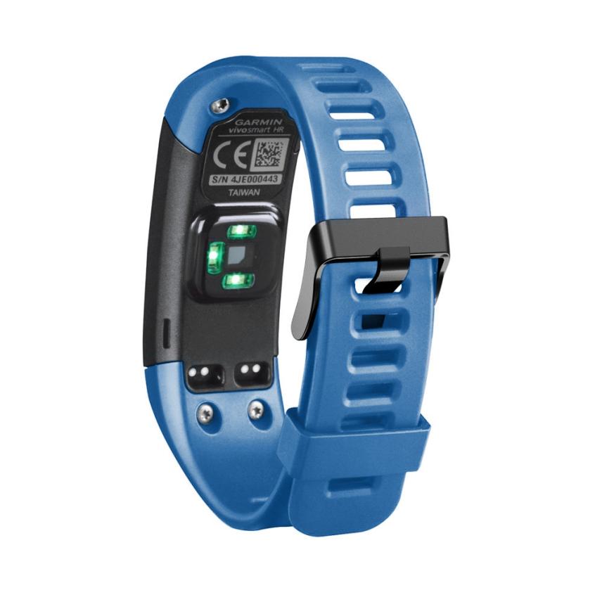 HIPERDEAL Neue Ersatz Weichen Silikon Armband Armband Armband Für Garmin Vivosmart HR 17Dec21: Blau