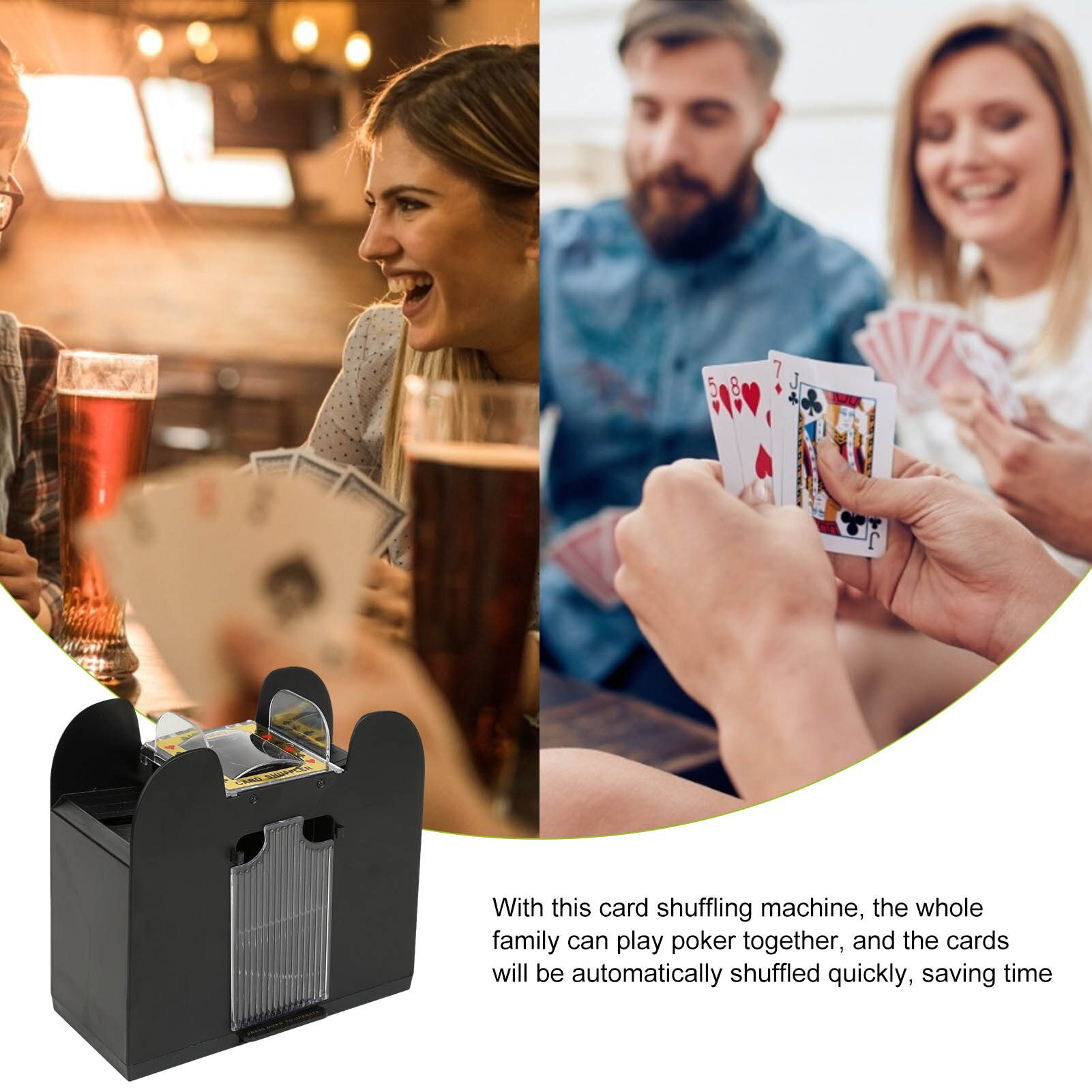 6 Deck Automatic Card Shuffling Machine Fully Automatic And Fast Shuffling Birthday Party