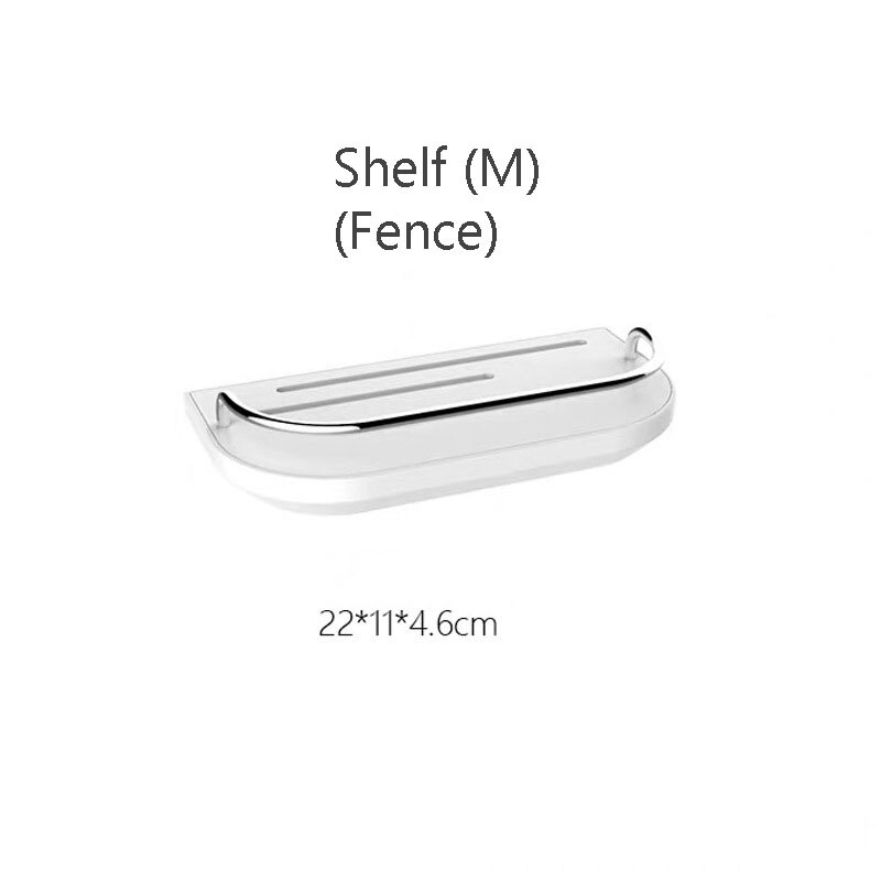 Wandplank Gratis Punch Accessoires Haak Borstel Houder Doos Decoratie Keuken Wc Badkamer Thuis Multifunctionele Butler Opslag: Dark Gray