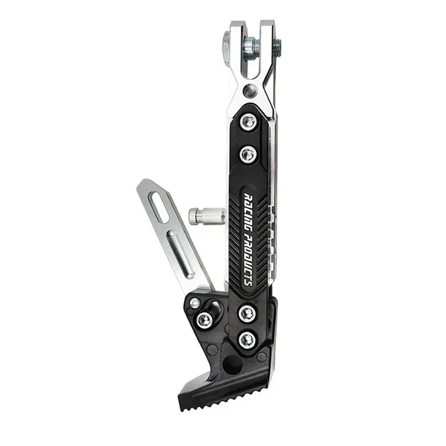 Soporte lateral de pie de Metal ajustable para bicicleta y motocicleta, soporte para patadas, accesorios de estacionamiento para motocicleta: Verde militar