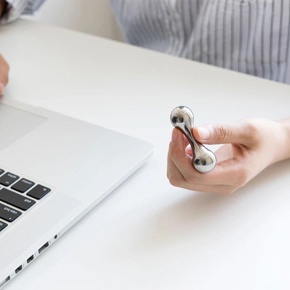 Titanium Alloy Bone No Fingertip Top Decompression Toy Zircon Damascus Titanium Titanium Alloy Bone Decompression Toy