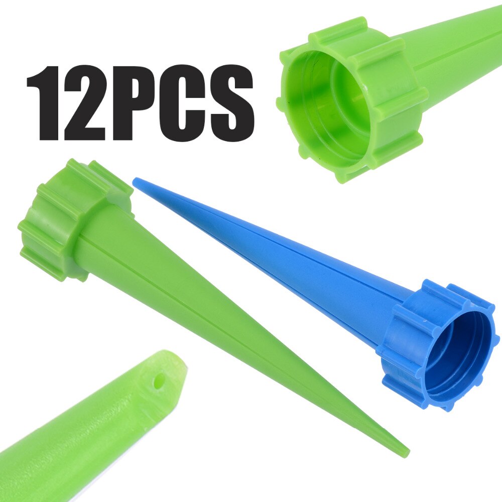 12 stk automatisk vanding vanding spike kits system haveplante blomster dryp sprinkler til energibesparende plantevandingsværktøj