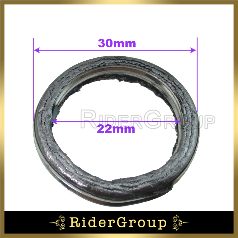 Auspuffdichtung für GY6 49 cc 50 cc 125 cc 150 cc chinesische Rolle-Moped-Teile