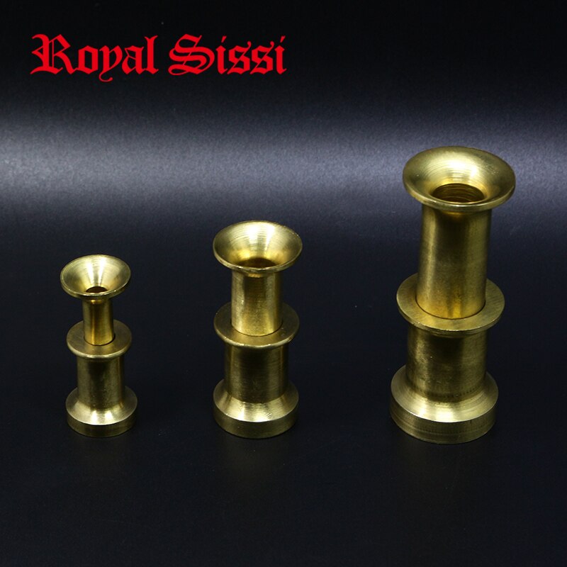 Royal Sissi 3sizes hefty brass hair stacker well-appointed fly tying brass stacker for calf body hair&amp; calf tail stacker tools