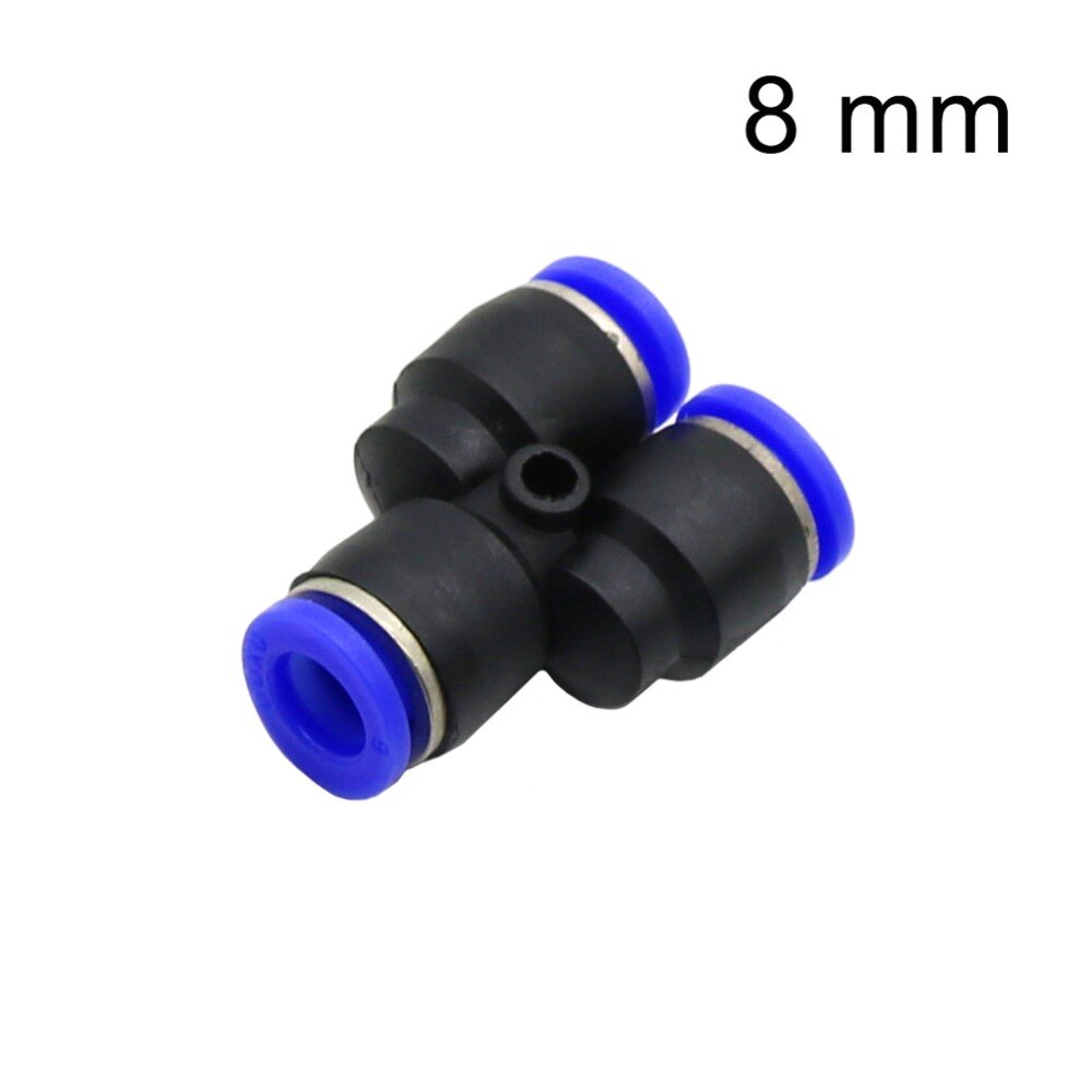 6mm, 8mm, 10mm Y connector for Low Pressure Mist Cooling Nozzle Agriculture Garden Quick Coupling 5 Pcs