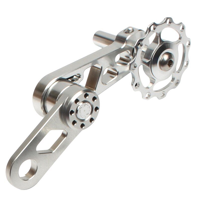 Litepro Folding Bicycle Chain Tensioner，Aluminum Alloy Rear Derailleur Chain Tensioner ，with Sprocket Folding Bike Guide Wheel
