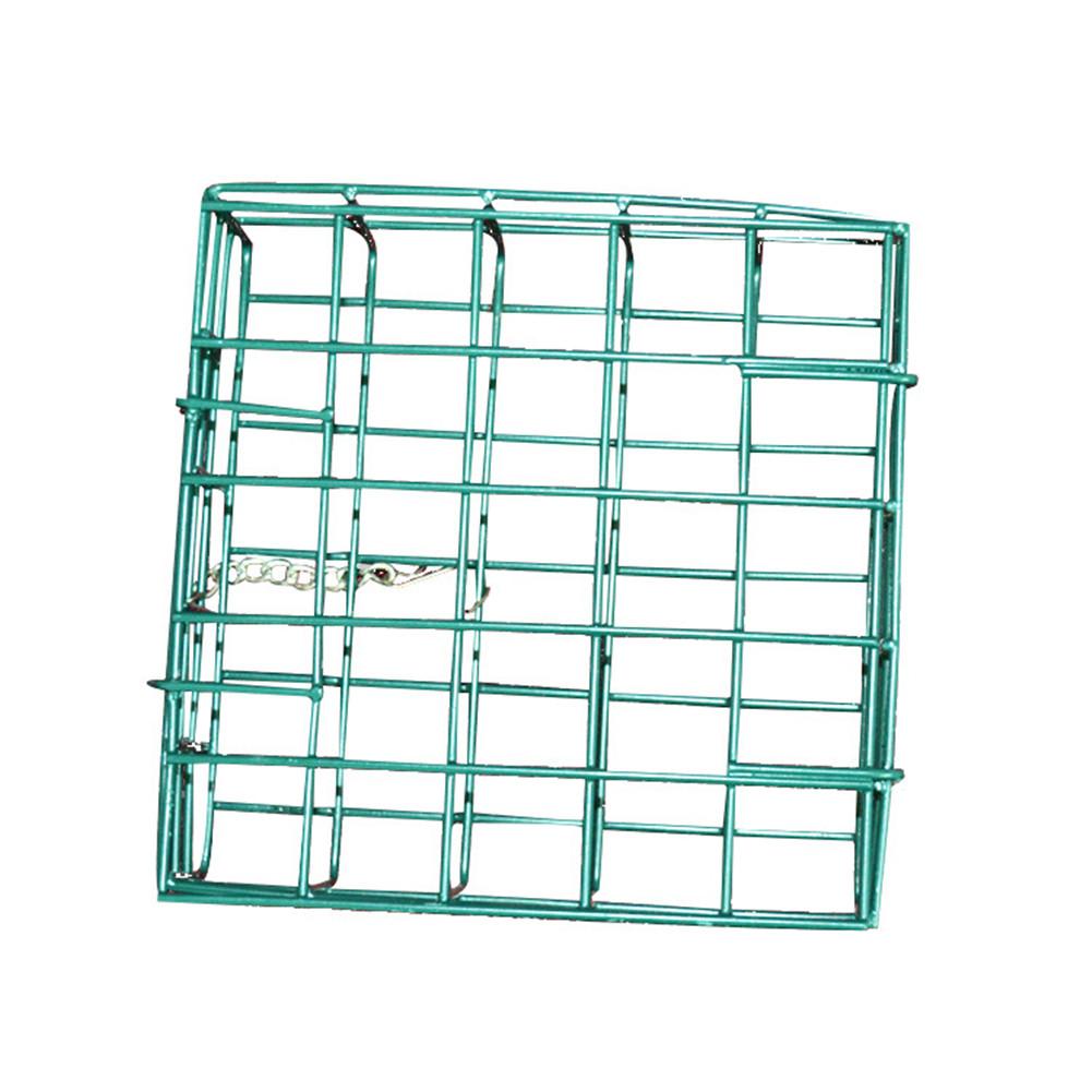 Green Square Bread Block Bird Feeder Outdoor Bird Food Device Suet Feeder Bird Cage Quick
