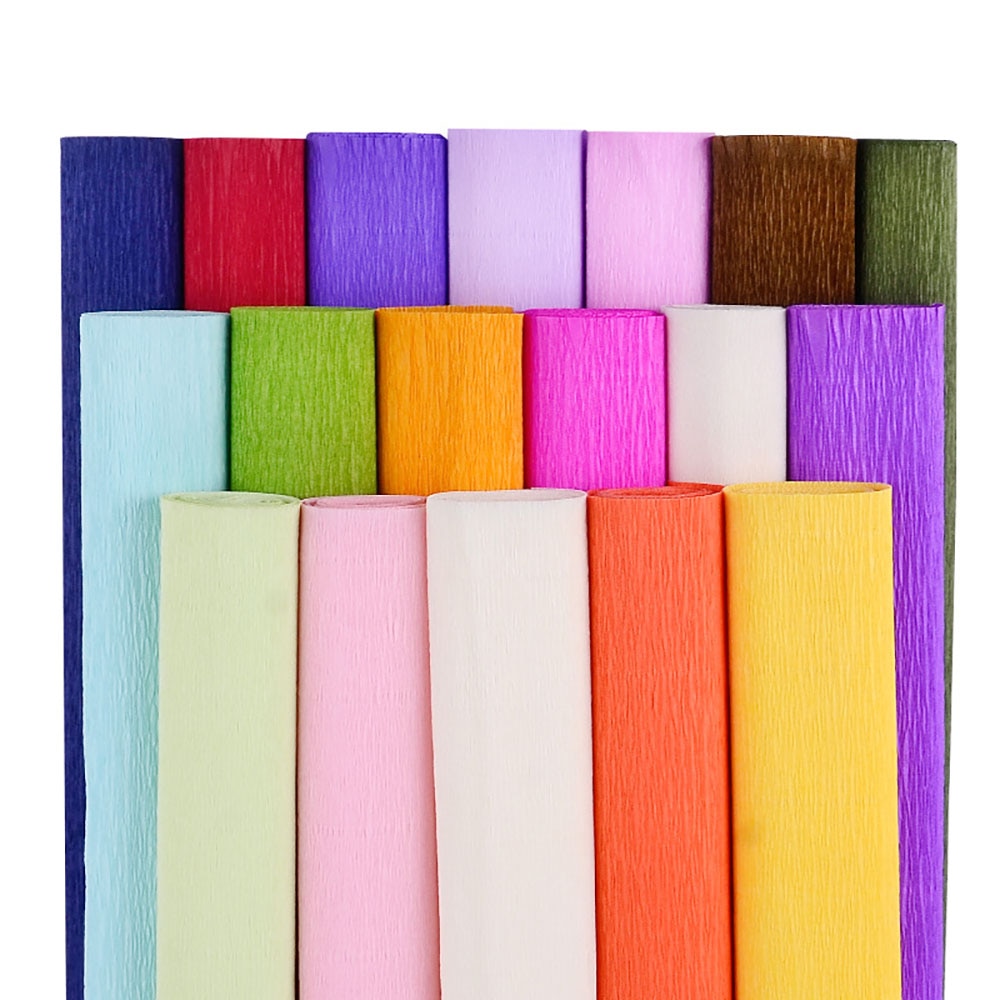 Origami Gefältelt Krepp Papier DIY Blume Machen Verpackung Falten Scrapbooking Dekoration Handwerk Papier Sscrapbooking Papier Handwerk DIY