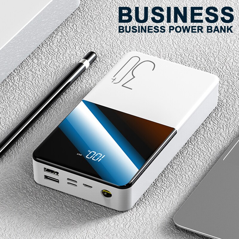 30000mAh Power Bank Tragbare Externe Batterie Mit QC Zwei-weg Schnelle Lade Hohe Kapazität Power Ladegerät Für Telefon