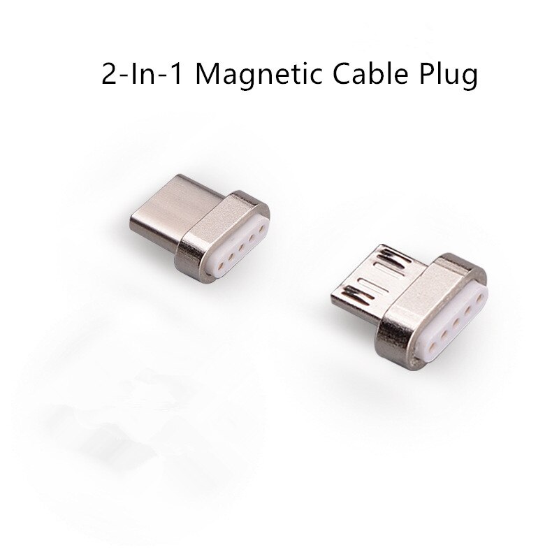 Usb-kabel micro usb magnetische kabel usb naar micro mannelijk naar mannelijk snel opladen data synchronisatie oplader nylon geweven kabel adapter 1m
