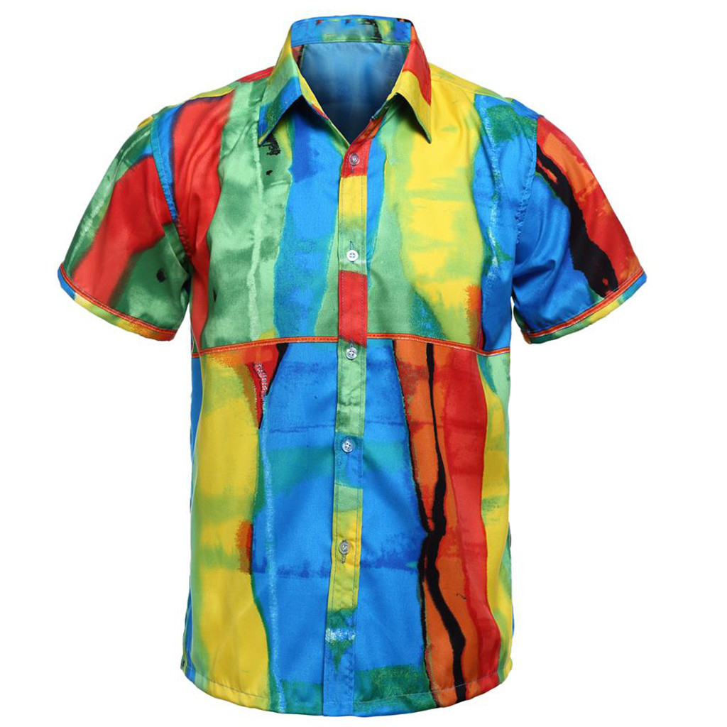 Camiseta primaveral de feitong para hombre con estampado de pareja de piratas de Surf de verano de manga corta Unisex # w45