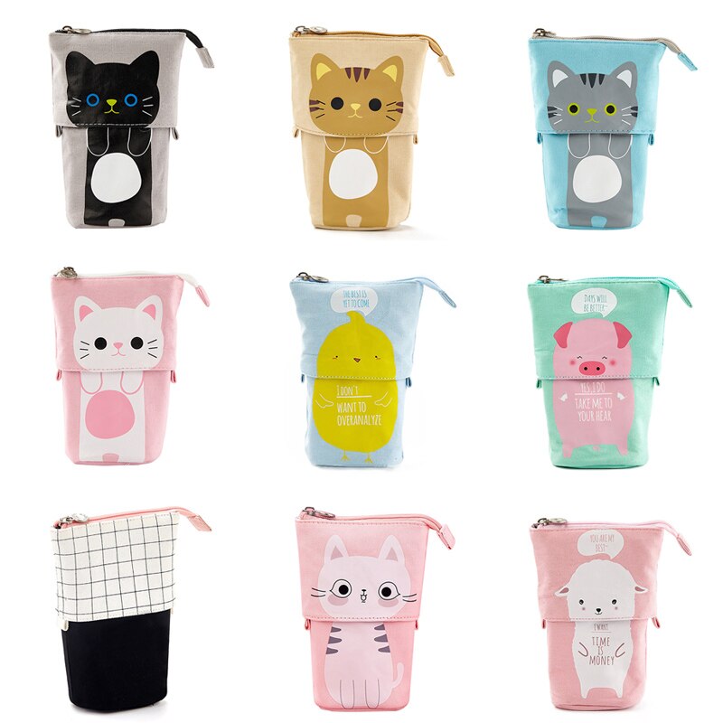 Estuche para lápices Pop-up, portalápices multifuncional, papelería, escuela, oficina, suministros en Stock
