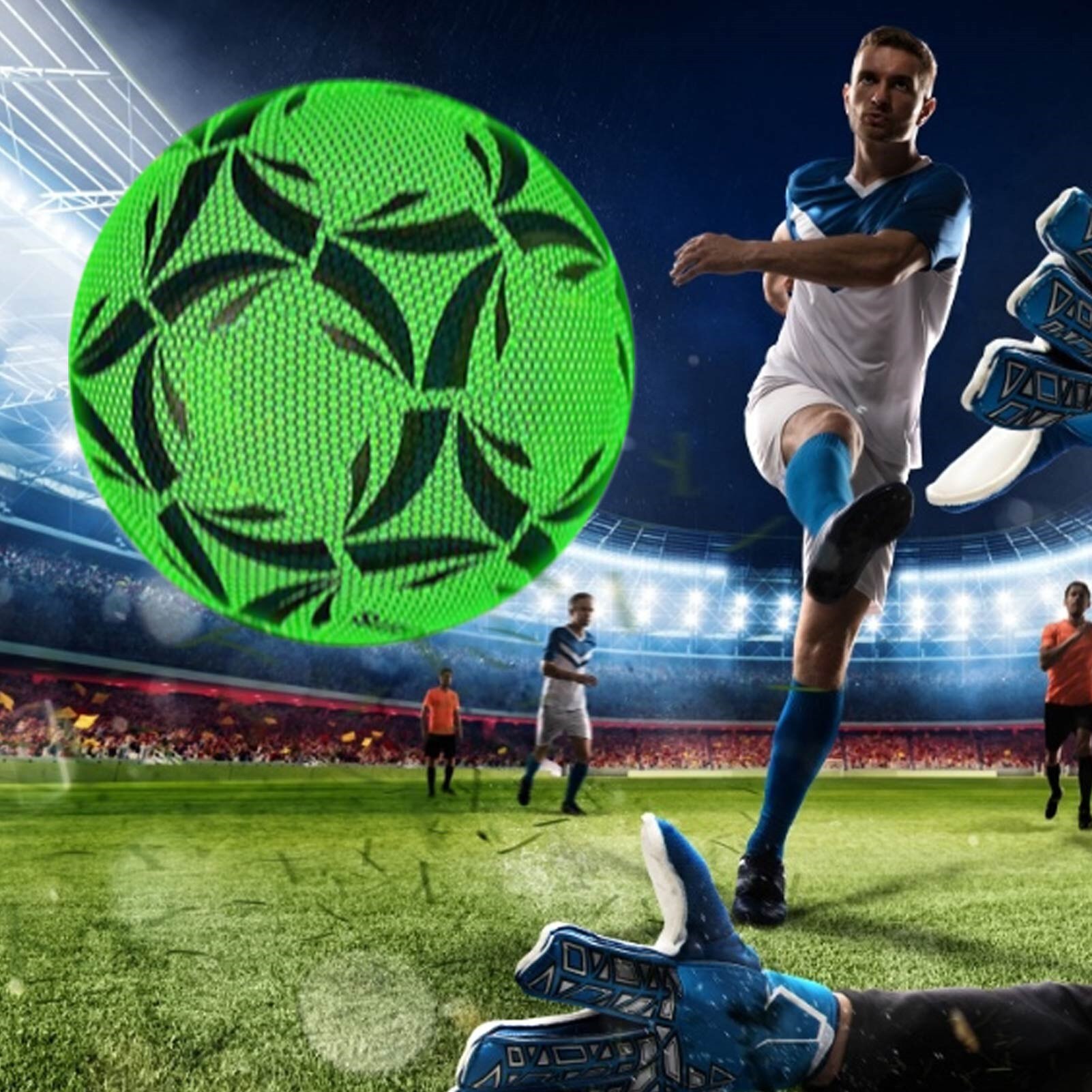 Reflective Football LED Training Soccer Luminous Fluorescent Reflective Cool Luminous No. 5 No. 4 Football for Child Adult