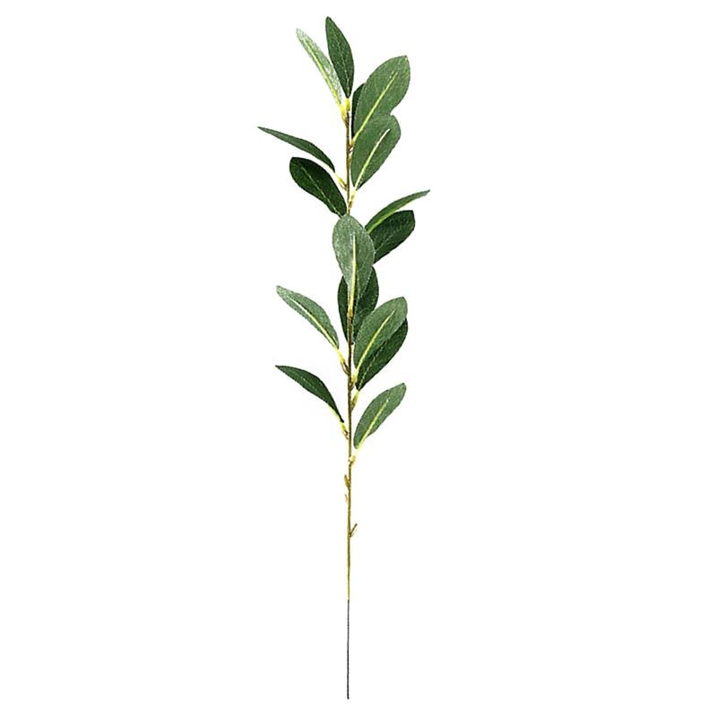 1PC Artificial Leaf Stem Lifelike Artificial Greenery Stem Faux Plant For Home Decor Office Decor: A