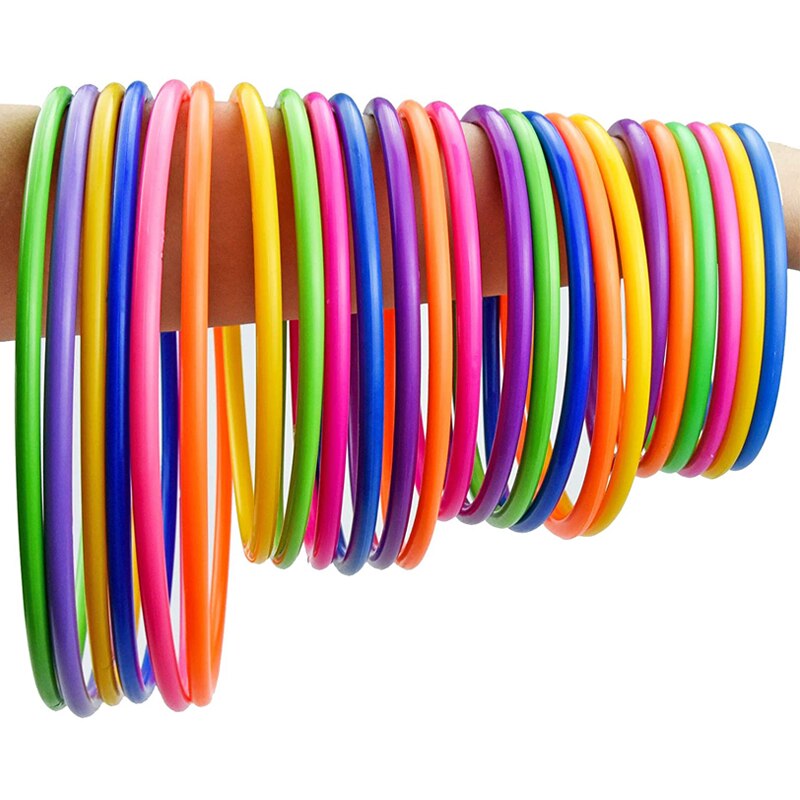 5 stück Kunststoff Band Ring Werfen Spiel freundlicher draussen Spielzeug Jeux Exterieur Jardin Enfant детские игрушки Brinquedos Menino Menina