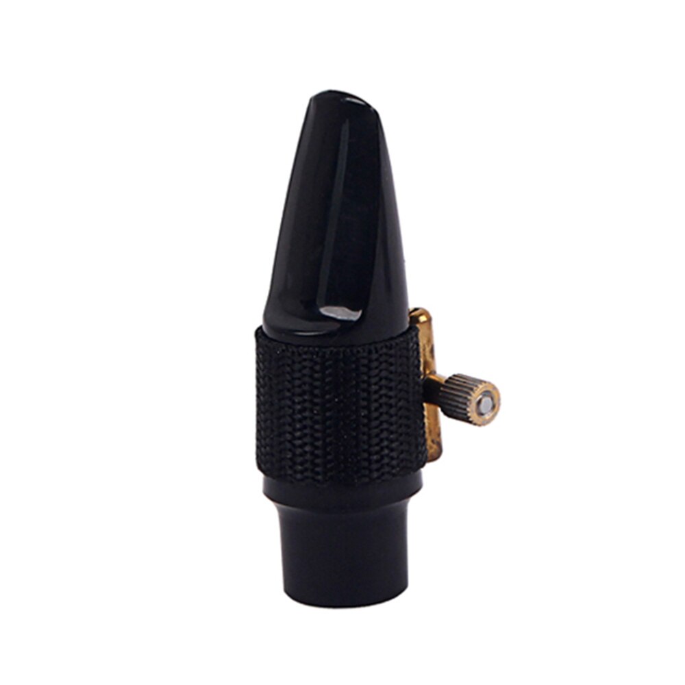 Ersatzmundstück für altsaxophon mit clip, saxophonkopf-zubehör (schwarz)