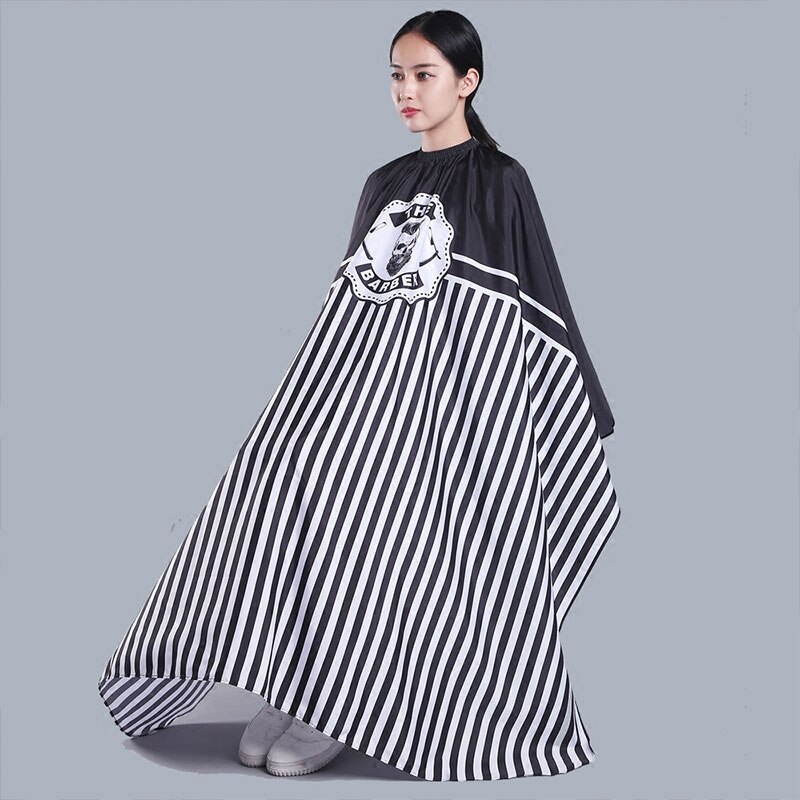 Capes pour Salon de coiffure, 160x145cm, robe de barbier imperméable pour Salon de coiffure, 1 pièce