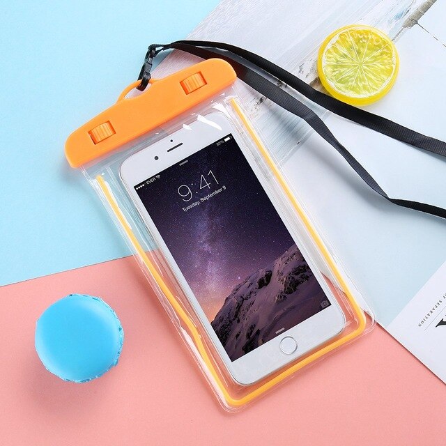 Funda Universal resistente al agua para teléfono móvil, carcasa protectora para Poco X3, IPhone 12, 7, Xr, X, 6s, 8, Samsung A50: Orange  Color