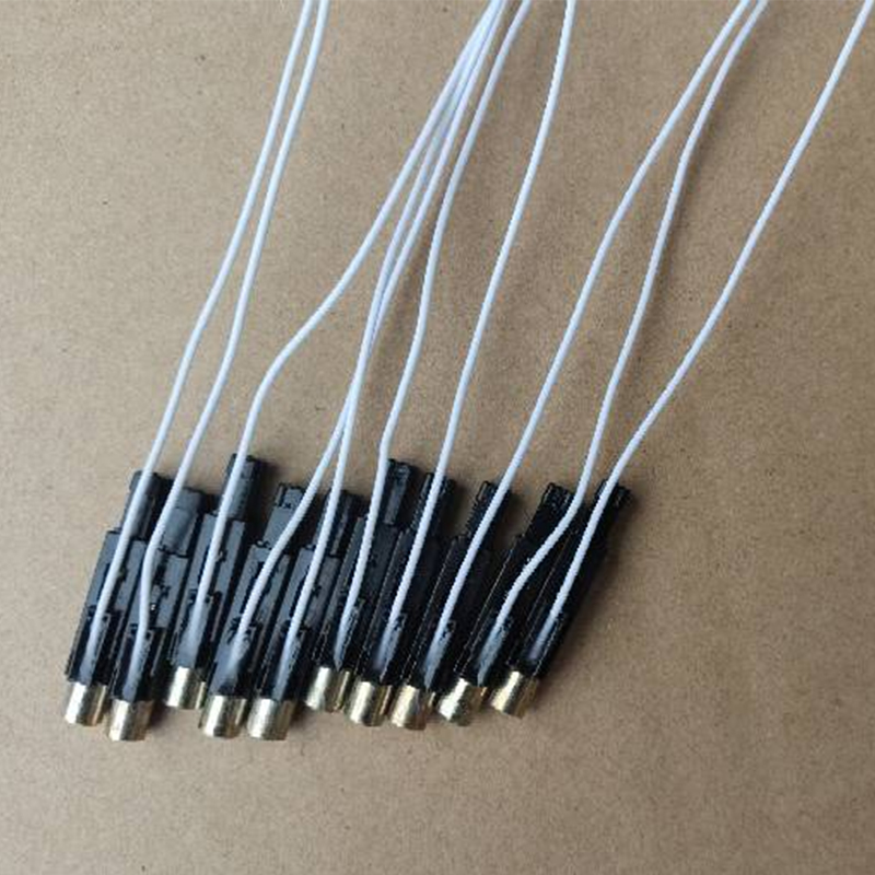 5 stücke 6*6*35mm Piezoelektrischen Feuer Draht Kupfer Kappe Elektronische Zünder Spray Leichter Herd Ersatzteile: Rot