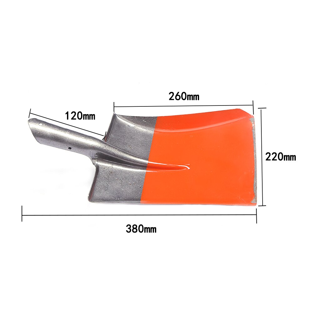 Pelle en fer, outils agricoles plats, résistant à la rouille et à la corrosion, tête de pelle de fleurs, jardin, plantation, outils d'extraction