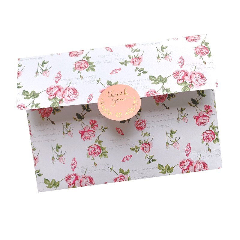 50pcs Envelope 175x125mm Rose Award Wedding Invitation Student Stationery Office Supplies Award Packing Business