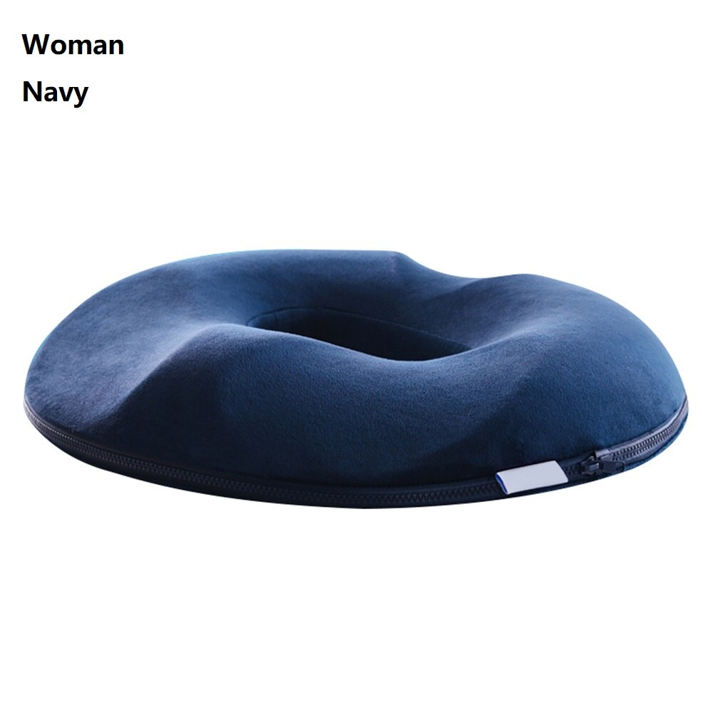 Kvinder mænd anti-hæmorroide massagepude hofte push up ortopædisk komfort skum haleben bil kontorstol sæde måtten 44 x 41 x 7.5cm: Kvinde 4