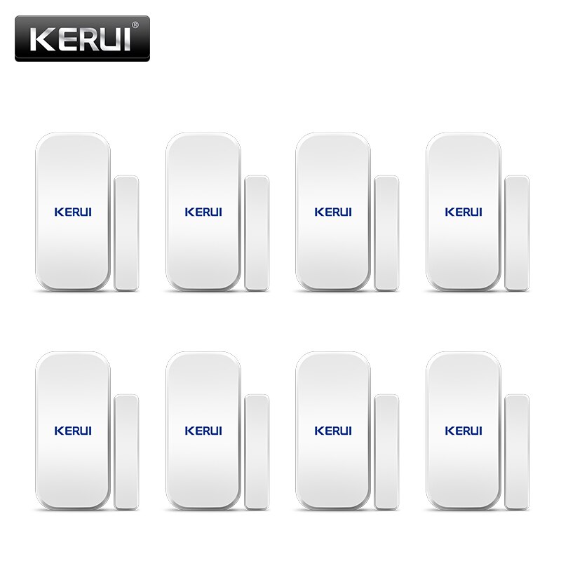 KERUI D025 Wireless Door/Window Sensor Detector For KERUI WIFI GSM Alarm System Home Security Buglar Alarm 433Mhz Door Sensor: 8 sensors