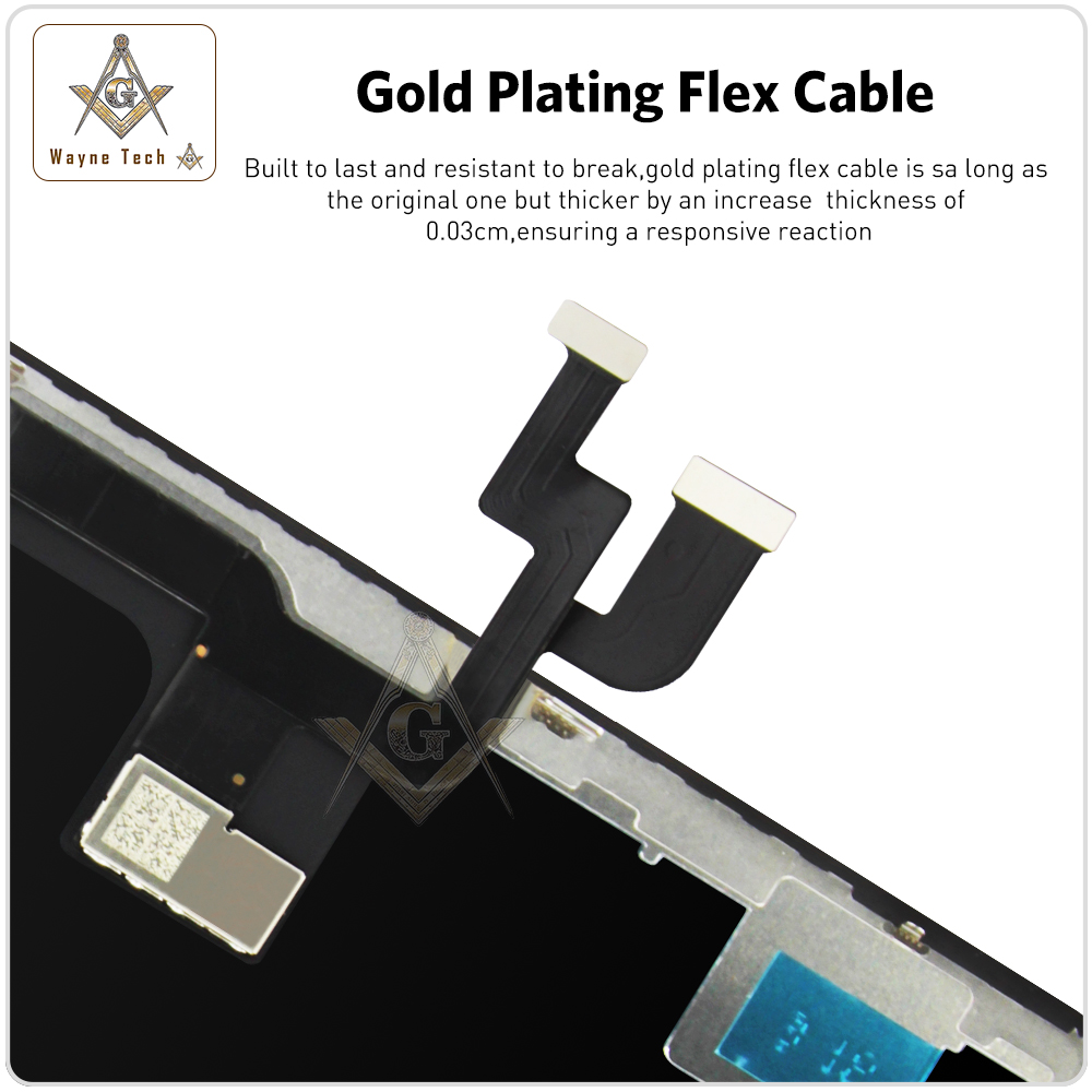 Eccellente qualità AAA schermo di qualità OEM nessun Pixel morto per iPhone X XR XS Display Touch Digitizer Assembly buona spedizione gratuita 3D
