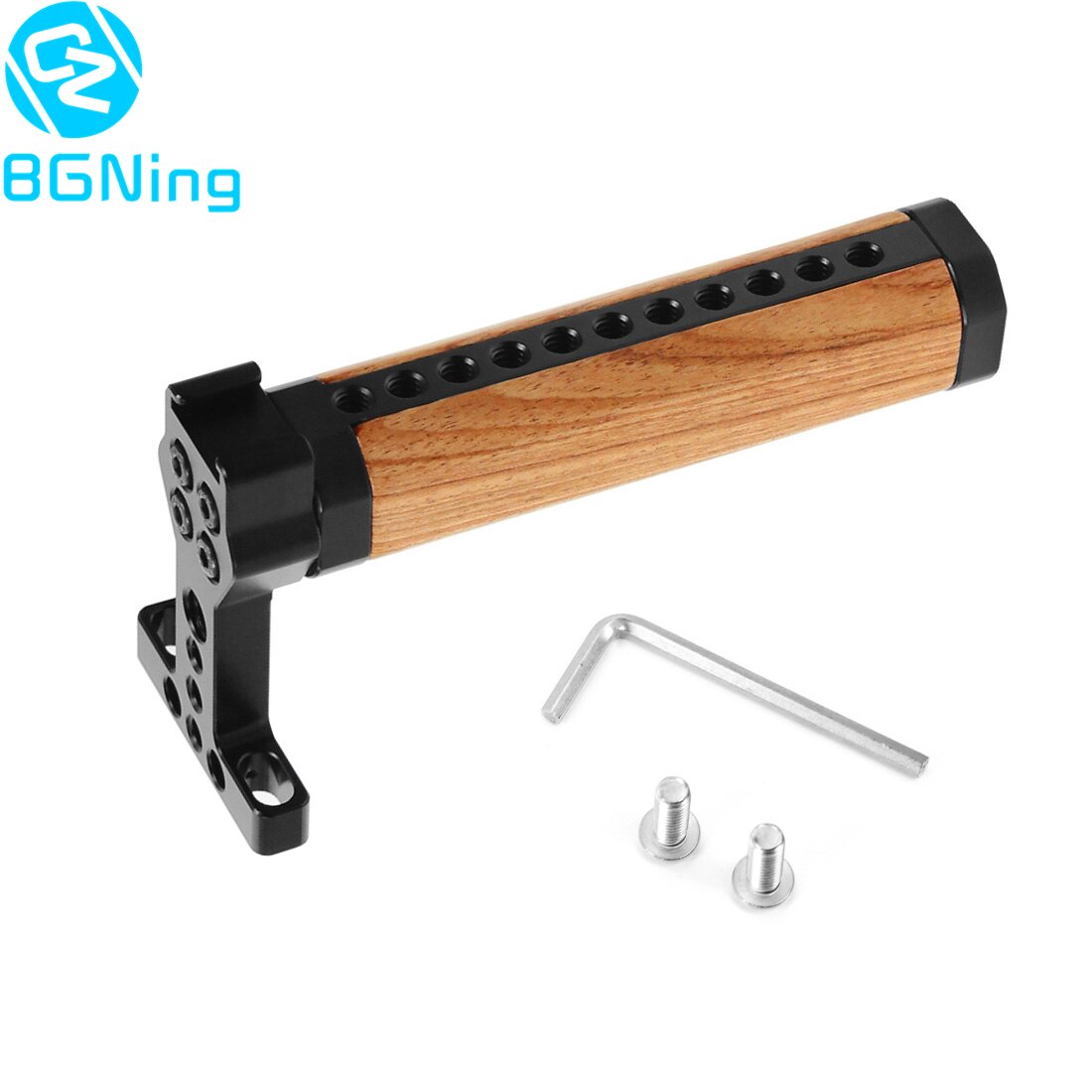BGNing oben Käse Griff Holz Griff w 1/4 "3/8" zoll Schraube Adapter für GH5, 5DMarkIII KäFeige DSLR Kamera Fotografie Zubehör
