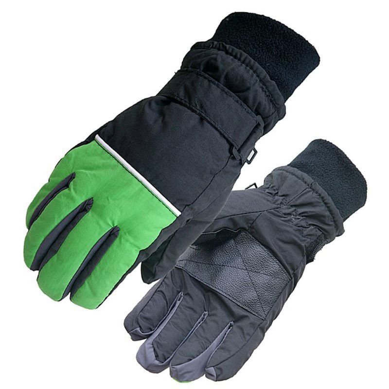 Guantes de invierno cálidos para niños a prueba de viento, guantes