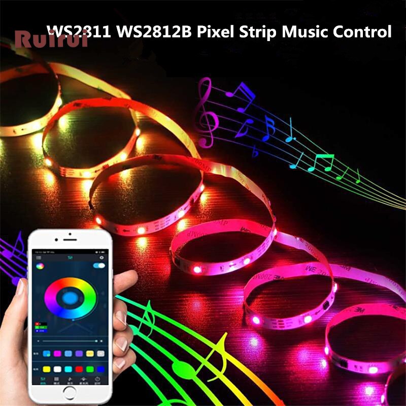 Bluetooth Led Strip Controller Met Ir 40 Sleutels Voor 3528 5050 Rgb Alexa Remore Voice App Led Light Strip Controller DC5V-24V