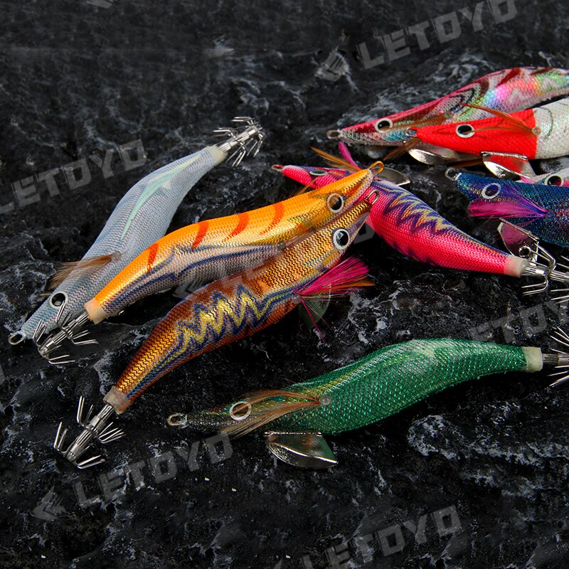 LETOYO 3.5 #18.5g 110mm Luminous przynęta na kalmary Search grzechotka przynęta na kalmary ging dla połowów morskich przynęta przynęta ośmiornica mątwy kałamarnica hak