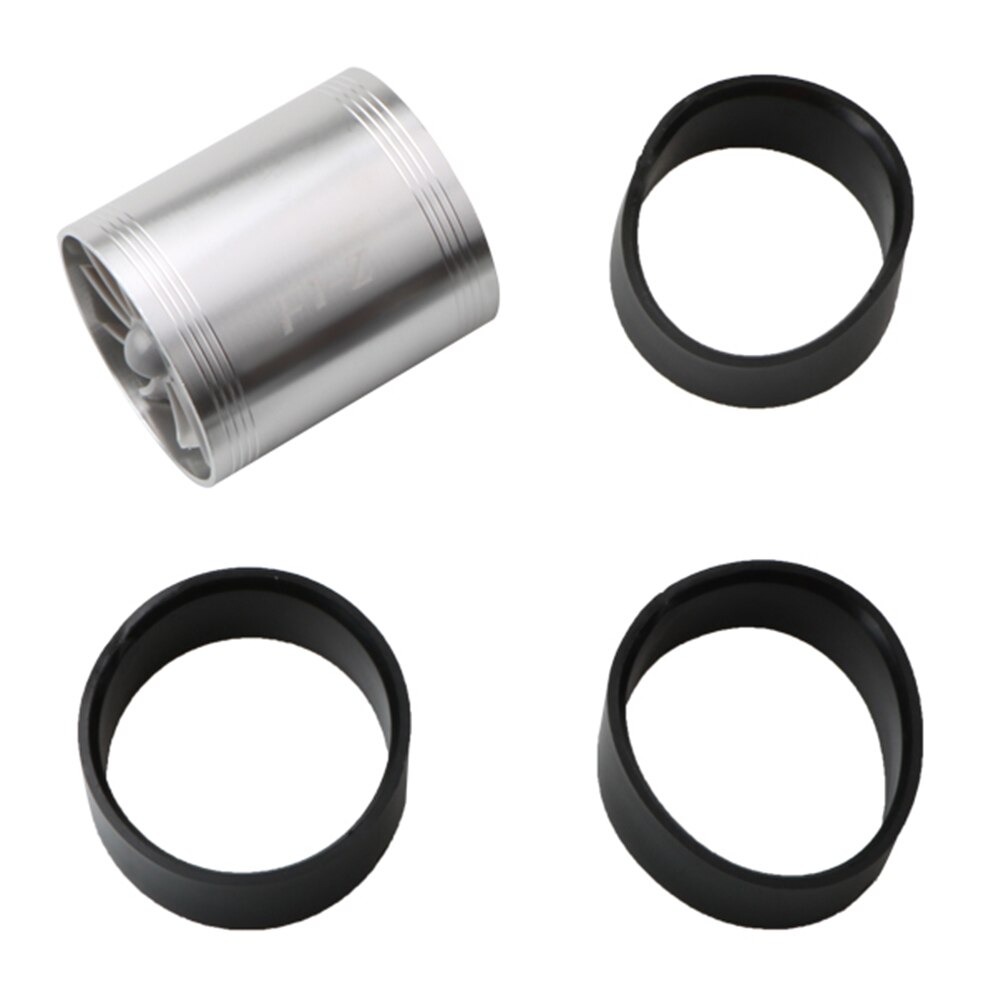 Car Air Intake Double Turbine Refit Turbo Gas Fuel Oil Saver Fan Turbo Supercharger Kit Gas Fuel Saver Fan Turbo Supercharger: Silver