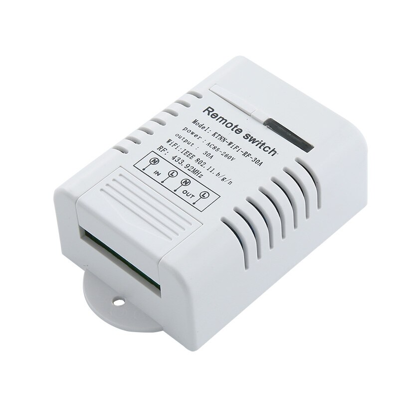 KTNNKG – interrupteur relais Wifi haute puissance 30A, 110-220V, 433MHz, pour chauffe-eau, sans fil, contrôle via application, pour maison intelligente: wifi switch