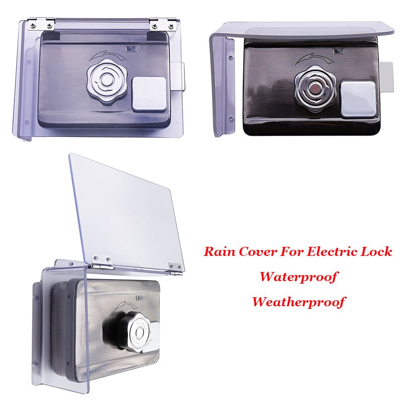 Cubierta de lluvia para cerradura eléctrica, protector impermeable para exteriores, resistente a la intemperie, cerradura electrónica, cerradura mecánica