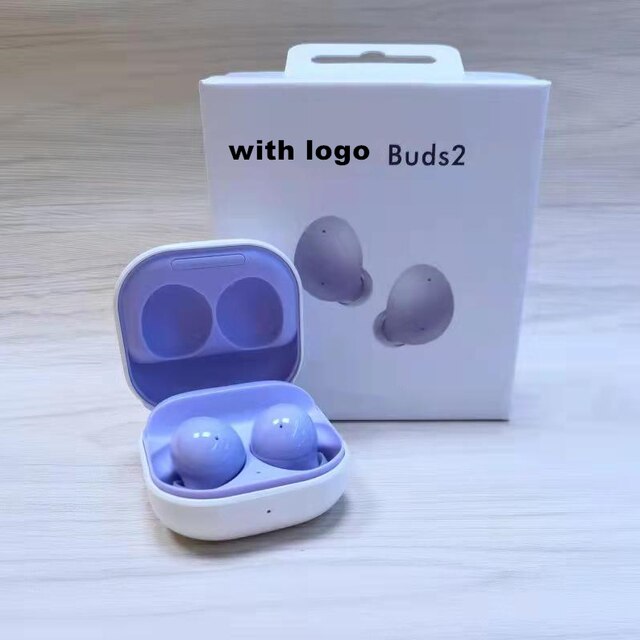 Alta qualità 1:1 Buds 2/Buds Pro/ Buds +/Buds auricolari bluetooth Wireless Live con ricarica Wireless apri connessione automatica: Buds 2 purple