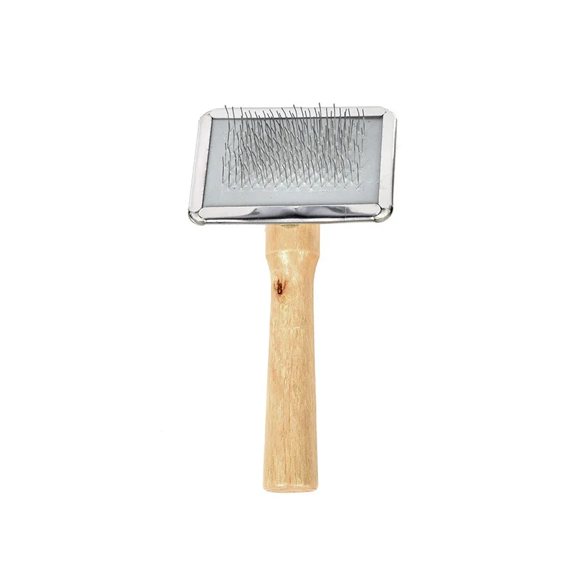 Hundehårfjerningsbørste kjæledyr katt stellebørste tre valp store hundekammer kjæledyr loppekam hund røytingskam katteutstyr: Svart