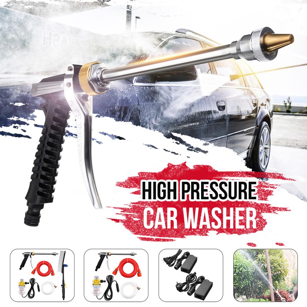 160PSI 100W DC 12V High Pressure Car Washer Cleaner Water Wash Pump Sprayer Kit