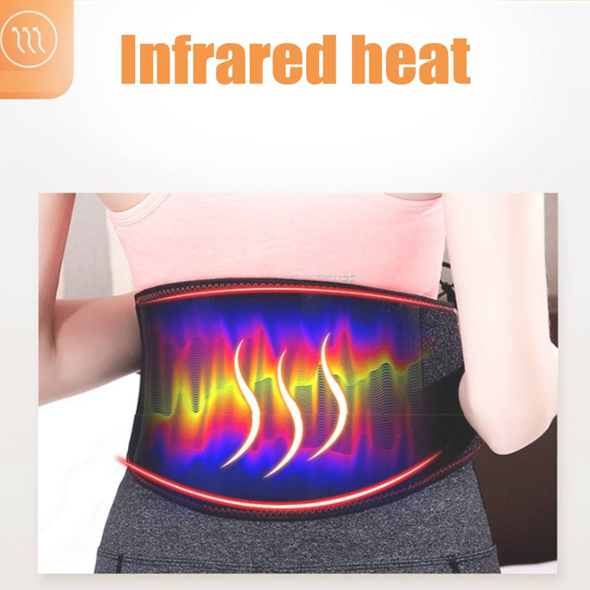 Elektrisk varmepude til mave talje ryg smertelindring vinter varmere elektrisk varmepude talje seler lindring smerte varmere bælte