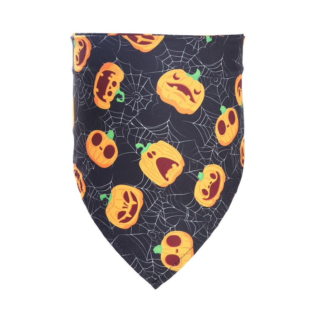 Halloween Stijl Huisdier Bandana Wasbaar Hond Bandana Strikjes Kraag Huisdier Sjaal Grote: 03