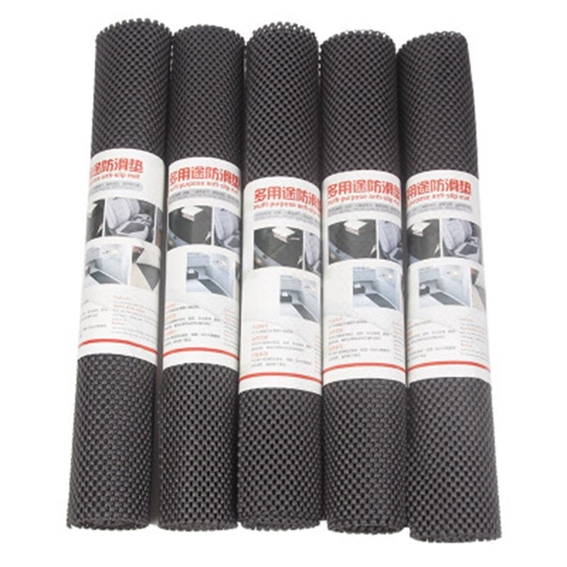 Alfombrilla antideslizante multiusos para coche, alfombrilla antideslizante de PVC para maletero de coche, color negro, 150x50CM