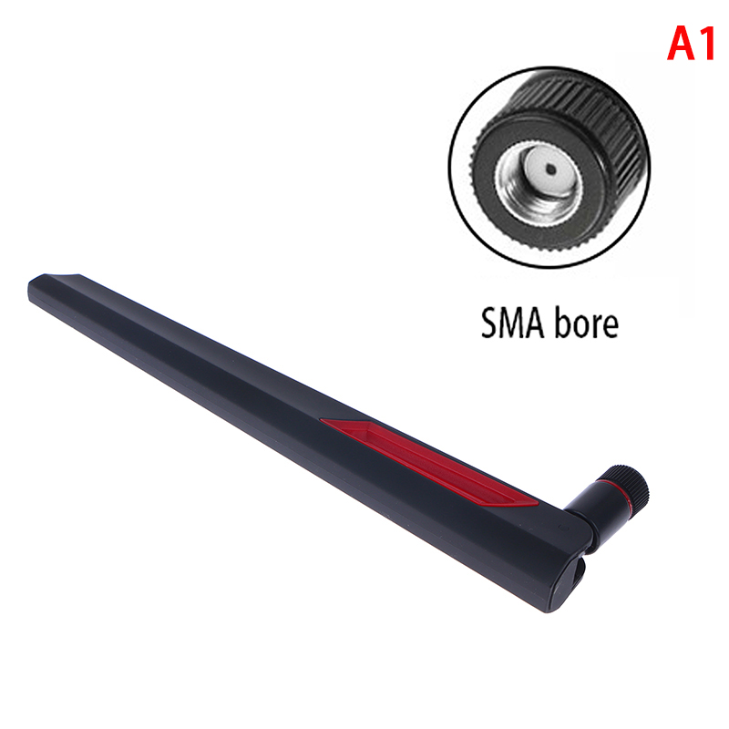 2.4Ghz Wifi Antenne RP-SMA Mannelijke Draadloze Router Voor Draadloze Router Antenne: Donkergrijs