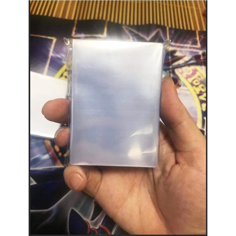 100PCS/lot 61*85mm Transparent Card Protector for Board Games Cards Gathering Card Sleeves