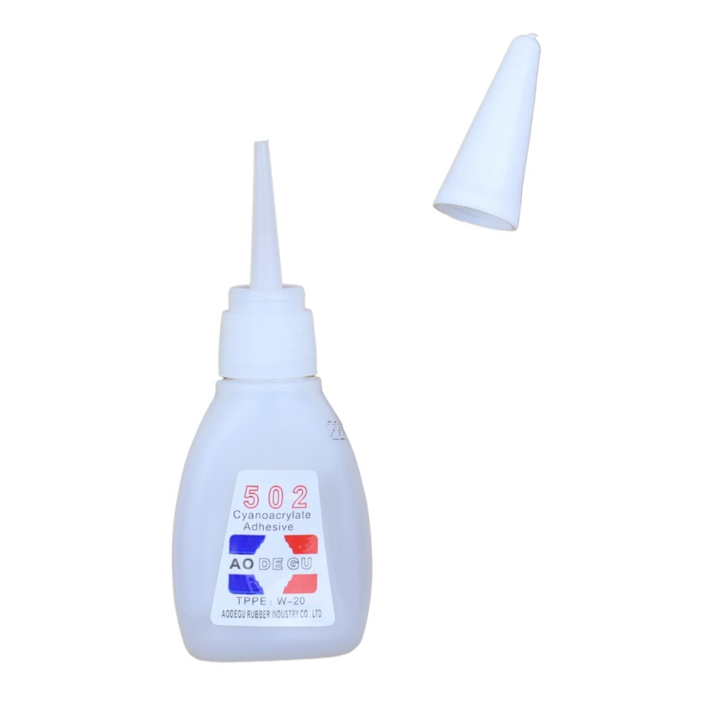 Pegamento instantáneo 502, pegamento transparente de secado rápido, superpegamento líquido para joyería, zapatos de juguete, 1 unidad, 6ML