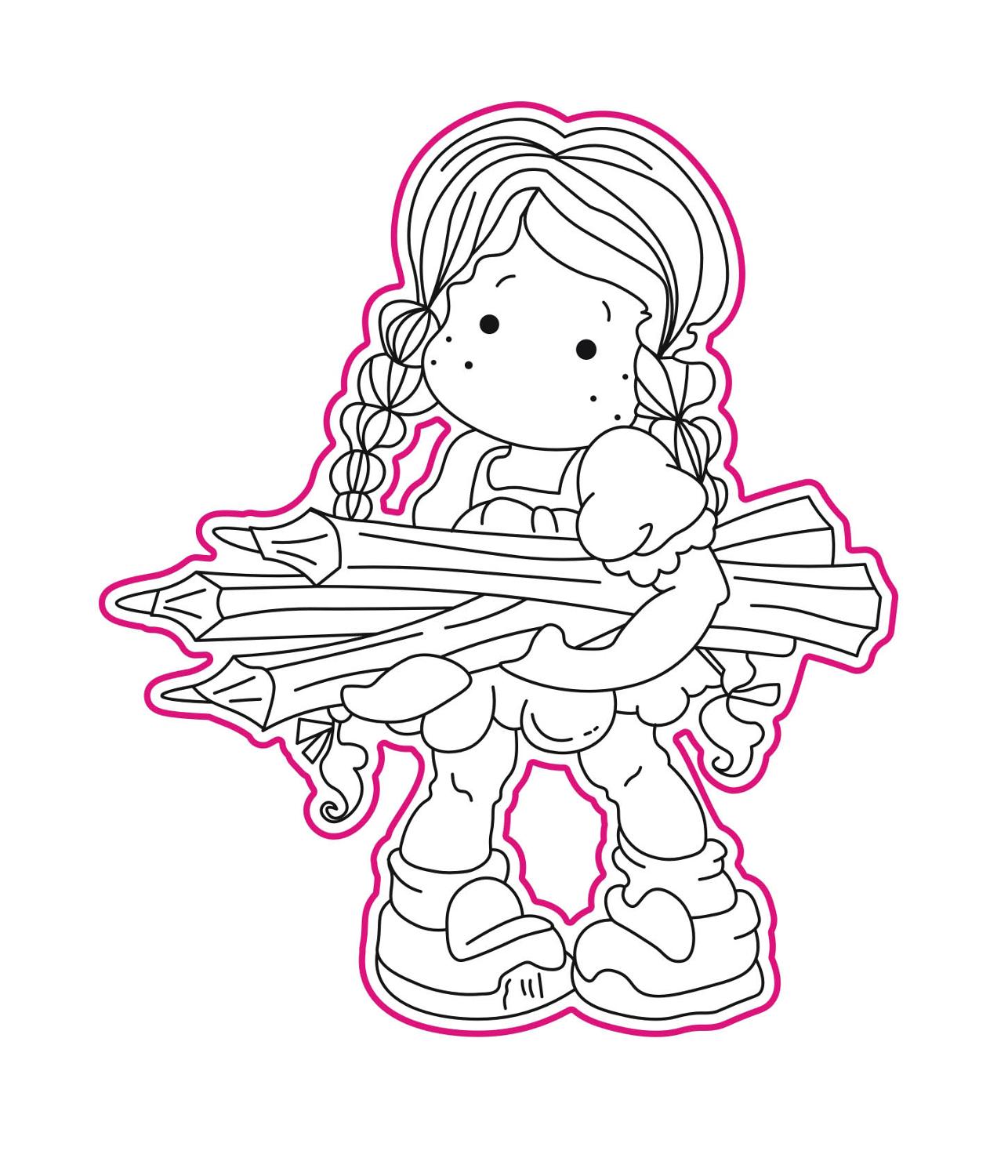 Magnolia-tampon en Silicone Transparent pour fille, matrice/sceau en métal, pour album photo, scrapbooking, bricolage