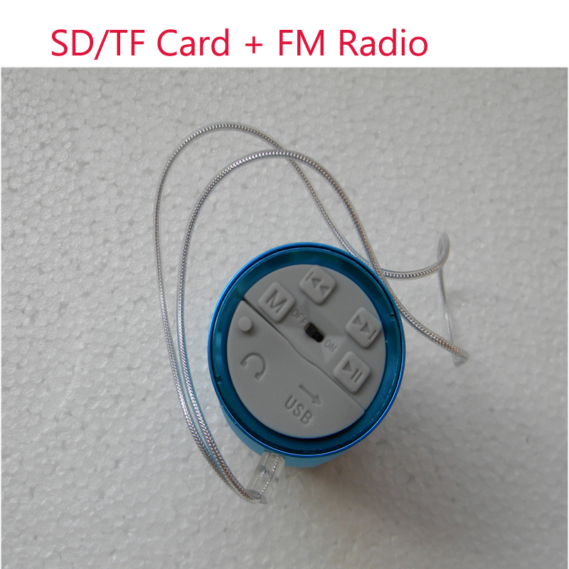 Bærbar digital forstærker mini højttaler fm radio mindste hifi stereo computerhøjttaler  mp4 spiller tf / sd-kort