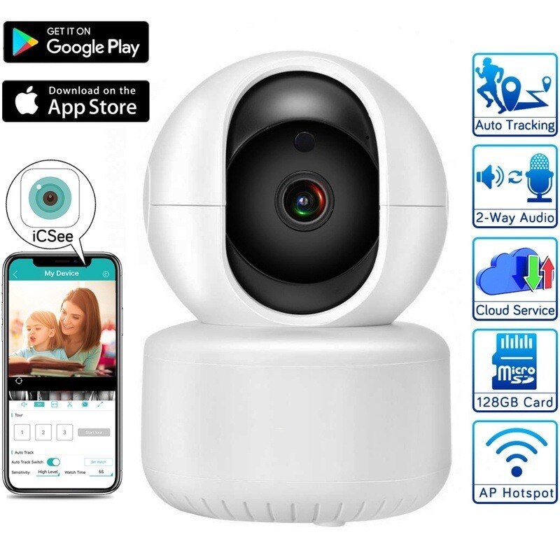 1080P Hd Wifi Security Infrarood Nachtzicht Webcam Video Ip Camera Baby Veiligheid Monitor Smart Camera Ip Nanny Cam